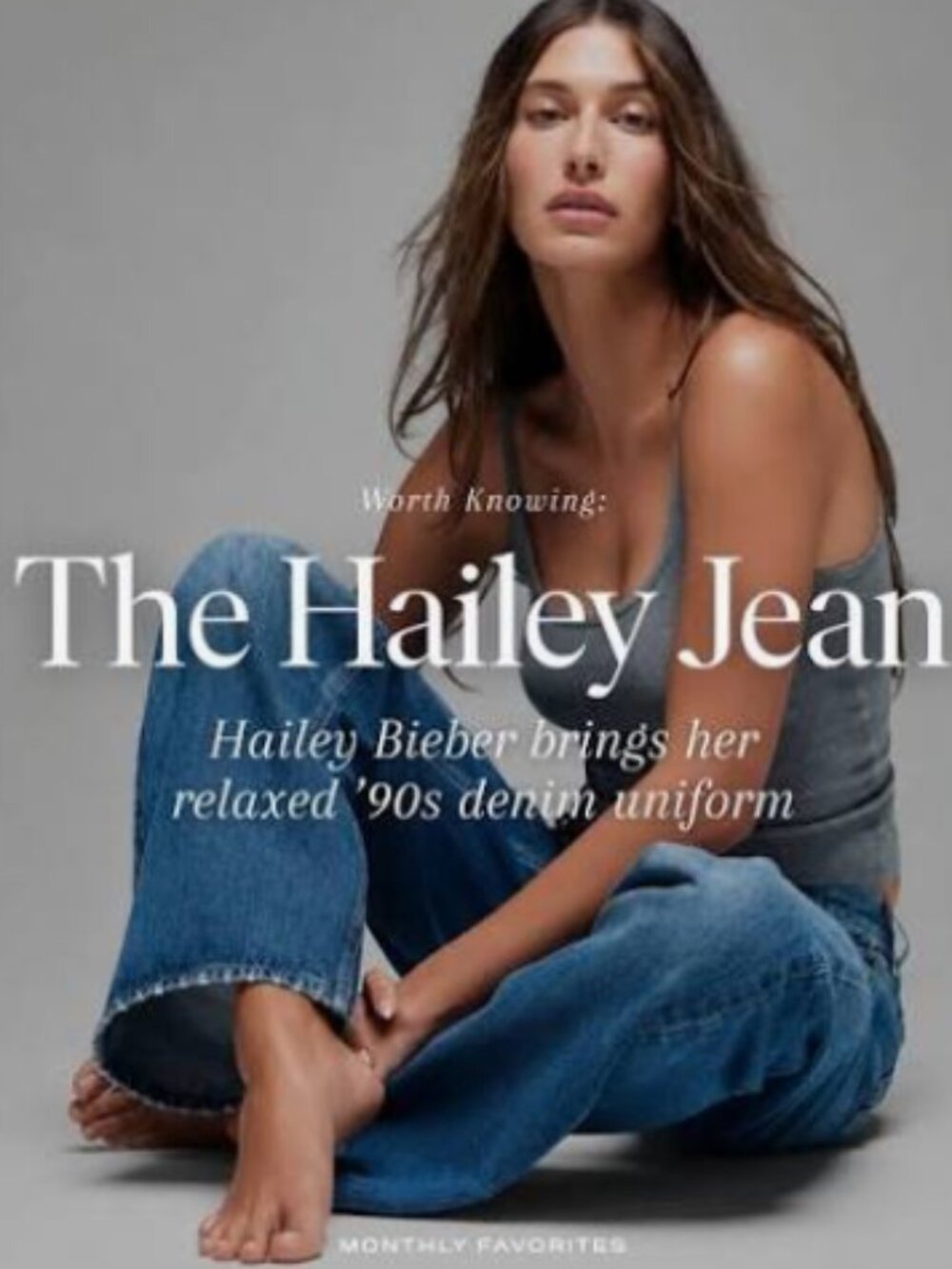 Gap Hailey Bieber Low Loose Light Wash 25-0